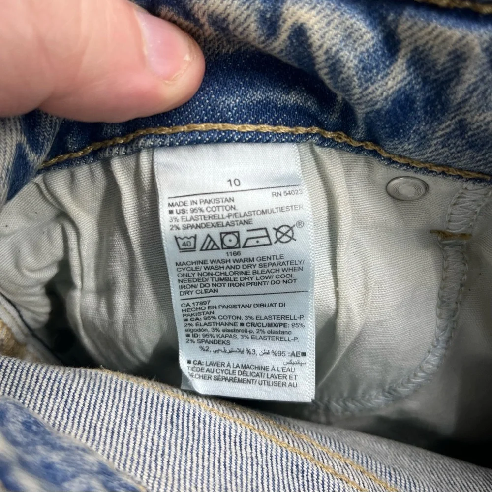 Old Navy Denim Skirt Womens 10‎ Blue Denim Stretch Cute Summer 2988